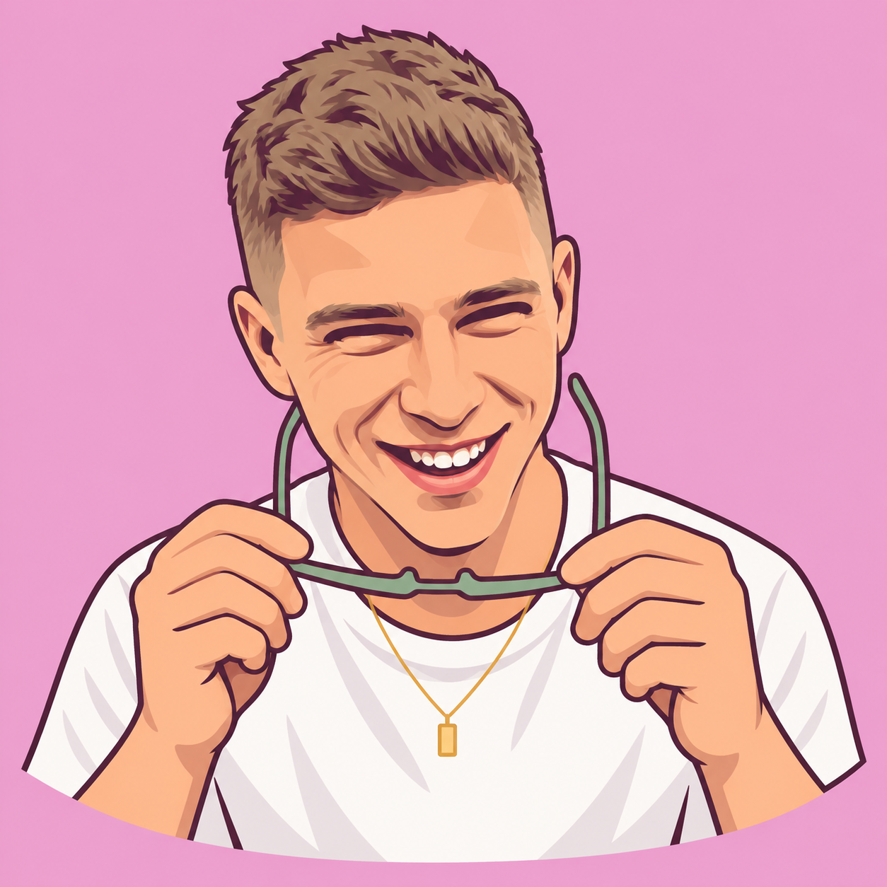 Avatar illustré de Clemmy souriant, ses lunettes à la main